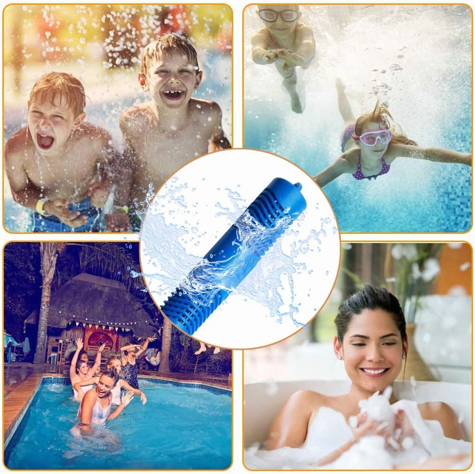 SPA Mineral Sticks for Hot Tub, Hot Tub Stick with 4 Months Lifetime Universal for Hot Tub & Pool, Spa Mineral Cartridge Keeps Water Crystal Clear (Blue,2-Pack)