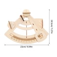 thumbnail image 2 of TAILTOSS Science Experiment Kit Sextant Model Wood Teaching Aid for Kids Plaything 1Pack, 2 of 7