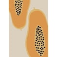 thumbnail image 2 of Artographie Studio 24x32 White Modern Wood Framed Museum Art Print Titled - Papaya Fruit, 2 of 4