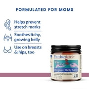 Motherlove Pregnant Belly Salve, Herbal Stretch Mark Prevention for Pregnancy, 4 oz