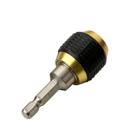 

huntermoon Hexagonal Shank Quick Coupling Hex Change Chuck Driver Bit Holder Chuck Drill Bit Hold Drill Chuck Quick Change Adapter Converter