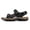 Dark gray, variant on Men's Adjustable Outdoor Sport Sandals, Breathable Green Leather Hiking Sandals