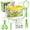 Yellow, variant on Kids Outdoor Bug Catching Kit , 6 Piece Yellow Exploration Set With Bug Box, Tweezers, Net, Magnifier For Junior Entomology Adventures, Backyard Nature Scavenger Hunts, And