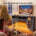 thumbnail image 4 of Electric Fireplace TV Stand for 75″ TVs Fireplace Entertainment Center TV Console Table with 23″ Fireplace, Holds up to 200 lbs, 4 of 11