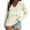 Beige, variant on Womens Summer Shirts Deep V Neck Long Sleeve Tops Loose Fit T Shirt Side Slit High Low Tunic Tops with Casual Loose Fit Hem T Shirts (M-3XL)