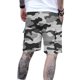 thumbnail image 4 of Pantalones Cortos de Carga de Verano Casual Camuflaje Bolsillos de Moda Cordón Cintura Elástica, Cómodo para la Playa Y el Gimnasio, 4 of 9