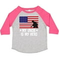 thumbnail image 3 of Inktastic Military Uncle is My Hero Us Flag Boys or Girls Toddler T-Shirt, 3 of 5