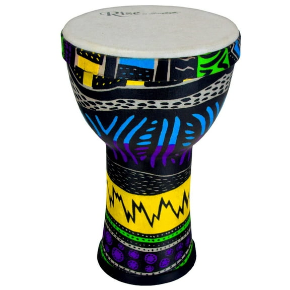 Rise by Sawtooth Jamaican Me Crazy Pretuned Student Djembe 6 in.
