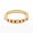 Rose Plated, variant on Round Cut Red Ruby Half Eternity Band, 925 Sterling Silver Yellow Gold Plated Starburst Ring, July Birthstone Jewelry, Wedding Ring
