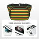 thumbnail image 5 of Disketp Music Colors 1 Riñonera de Doble Capa, Bolsa de Cintura Ajustable para Viajes, Correr y Senderismo, Riñonera Ligera para Hombre y Mujer, 5 of 9