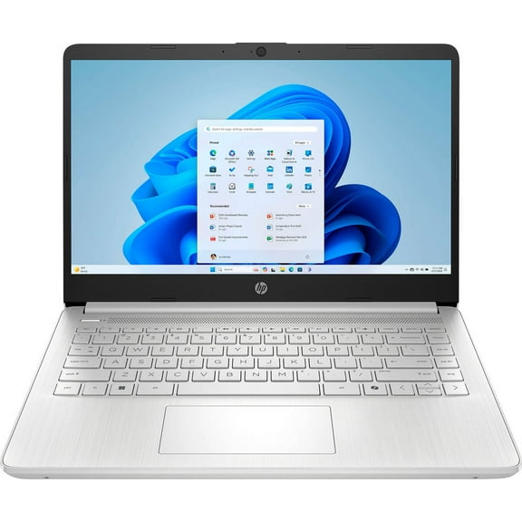 HP - 14" Laptop - Intel Processor N150 - 4GB Memory - 128GB UFS - Natural Silver