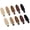 Matte Black Brown Beige, variant on 10 Pcs Creaseless No Crease No Bend Flat Hair Clips For Styling Non Slip Makeup Clips For Women Salon Hairstyle,Brown Purple Red