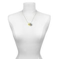 thumbnail image 2 of Delight Jewelry Silver-tone Yellow Hibiscus Flower - Silvertone Senior Class of 2026 Dome Necklace, 18", 2 of 5