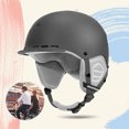 thumbnail image 4 of Casco de esquí Cascos de nieve Casco de monopatín ajustable Transpirable para adultos jóvenes, 4 of 7