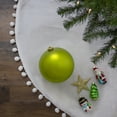 thumbnail image 2 of Northlight 6" Shatterproof Matte Christmas Ball Tree Ornament - Kiwi Green, 2 of 4