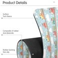 thumbnail image 4 of Yayeee Faucet Mat for Kitchen Sink 30" Diatomite Long Splash Guard Pad, Red Trains Pattern, 2 Pack, 4 of 7