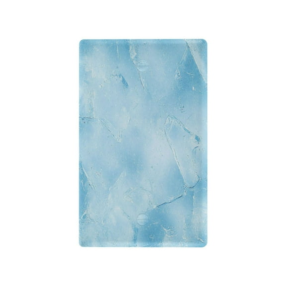 Light Blue Icy Texture Light Switch Cover Switch Plate Outlet Cover Plug Cover for Electrical Outlet