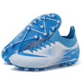 thumbnail image 3 of Zapatos de fútbol para hombre, botas deportivas de fútbol para adultos, antideslizantes, ligeras, TF/FG, entrenamiento de césped, antideslizantes, de alta calidad, 3 of 5