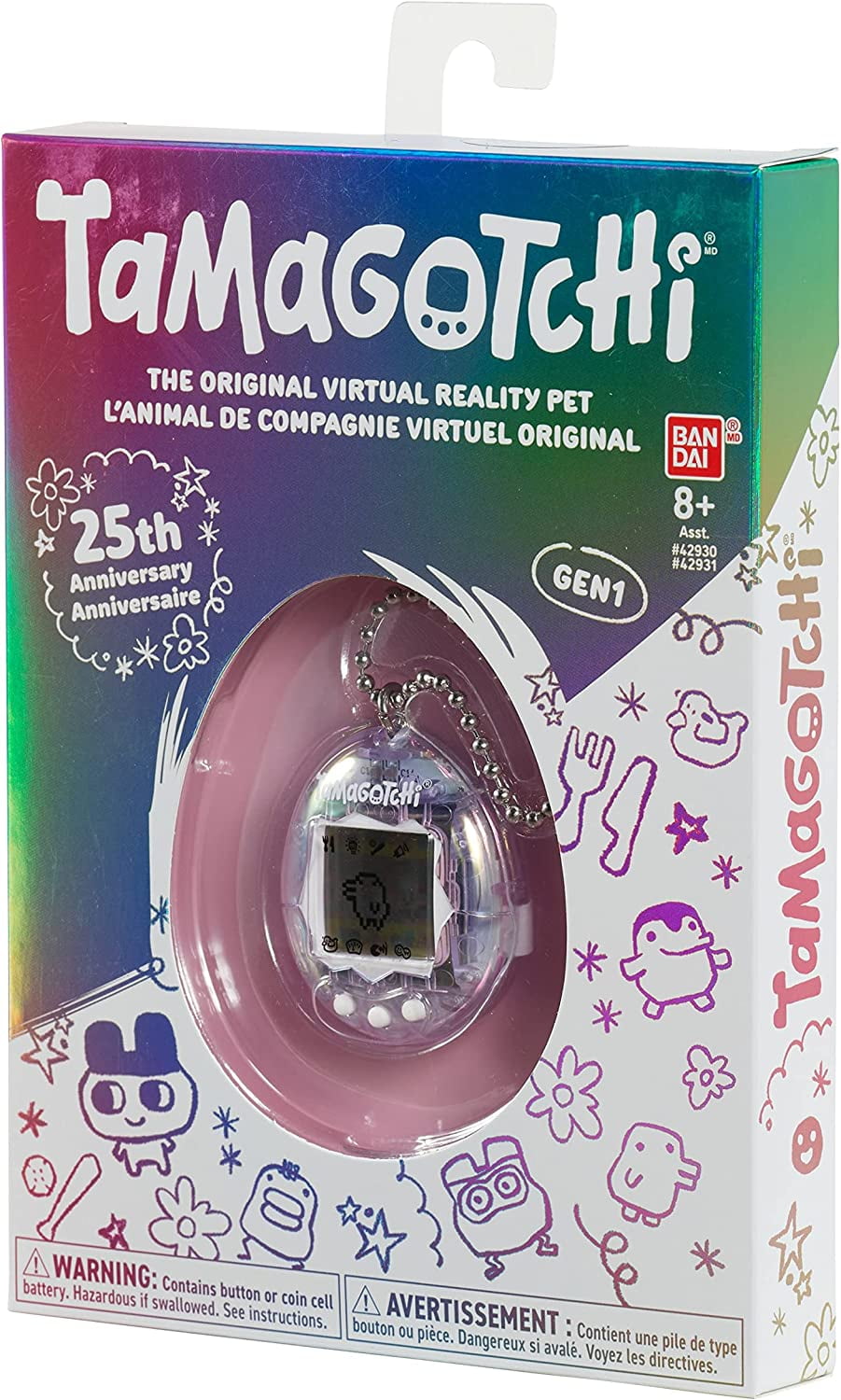 Original 25th Anniversary Tamagotchi Digital Pet Toy with Original 25th Anniversary Tamagotchi Digital Pet Toy with