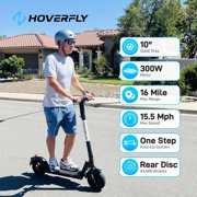 GXL MAX Electric Scooter for Adults, 36V battery 10 Solid Tire 16 Miles One Step Fold-Up System, Black