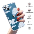 thumbnail image 2 of Sky Clouds Clear Case for iPhone 13,Transparent Soft TPU Bumper Full Cover Case, 2 of 5