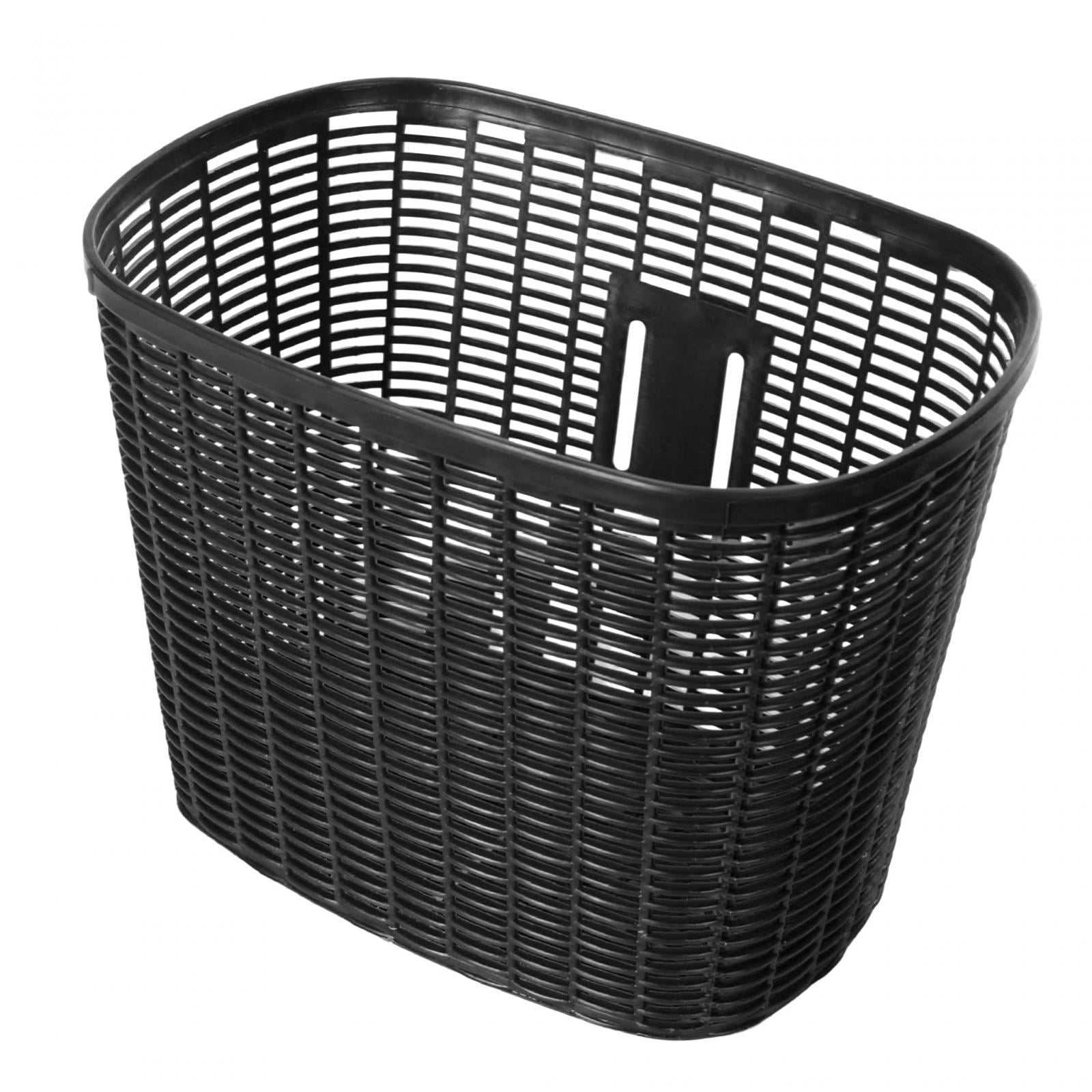 Bike Basket Easy to Install Bike Accessory Removable Most Adult Bikes Front black