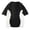 Black, variant on 2025 Men's Summer Round Neck Color Short Sleeved T Shirt Microfiber Tee Shirts for Men