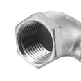 thumbnail image 5 of 304 Stainless Steel Hose Barb Fitting Elbow 15mm Barbed x 1/2" NPT Female Pipe Connector for Water Air Brew, Pack of 2, 5 of 7