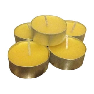 Organic Handmade Beeswax Tealight Candles pack of 6