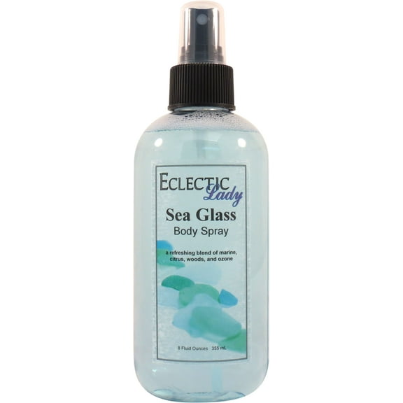 Sea Glass Body Spray, Eclectic Lady, Hydrating Mist, Unisex, 16 oz