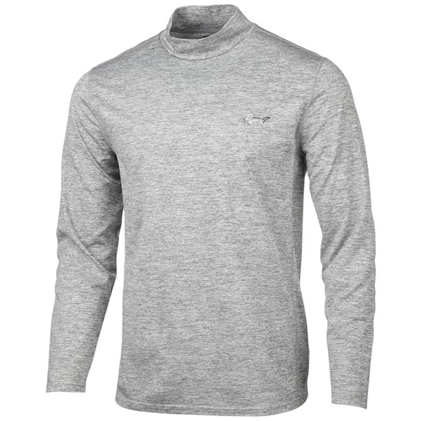 Greg Norman Rapiheat Camiseta básica para hombre, gris, grande