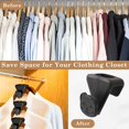 thumbnail image 3 of Clothes Hanger Connector Hook, Strong Bearing 18 Pcs ABS Space Saving Eco Friendly Hanger Extender for Closet (Cartoon Style), 3 of 5