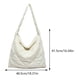 thumbnail image 2 of Bolso Axila Mano Casual Algodón Acolchado Gran Capacidad Color Sólido para Mujer, 2 of 9