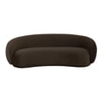 thumbnail image 3 of Kendall Chocolate Brown Velvet Sofa, 3 of 4