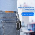 thumbnail image 4 of 1200mAh Mini Keychain Power Bank Portable Charger for iPhone, Android & Outdoor Emergency Backpacking, 4 of 5