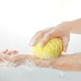 thumbnail image 1 of Esponja de baño con forma de panal | Cepillo exfoliante de silicona para la espalda | Gel de ducha suave | Amarillo | 1 paquete, 1 of 7