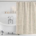 thumbnail image 2 of Florals Shower Curtain Set - Extra Long 72" x 96" Washable Bathtub Curtain with 12 Hooks, Country White Flowers Botanical Plants Ivory Waterproof Fabric Stall Shower Curtains for Bathroom Décor, 2 of 8
