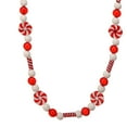 thumbnail image 3 of Regency International 72" Acrylic Mixed Peppermint Garland, 3 of 4