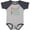 Baseball Heather and Navy, variant on Inktastic Tow Truck Driver Like Daddy Boys or Girls Baby Bodysuit