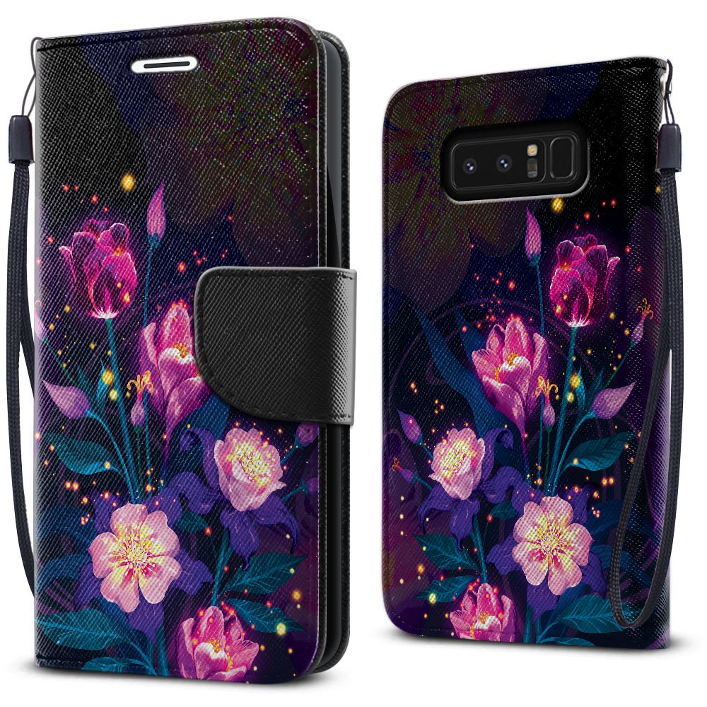 FINCIBO Kickstand Card Holder + Flap Wallet Pouch Cover Case