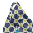 thumbnail image 5 of Abstract Surreal Lounger Chair Bag, Geometric Circles Motif Round Shaped Modern Style Ovals Ellipses, High Capacity Storage with Handle Container, Lounger Size, Slate Blue and Green, by Ambesonne, 5 of 5