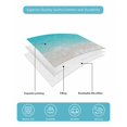 thumbnail image 4 of Full Size Quilt Bedding Set, Blue Waves Seaside Reversible Summer Quilt 3 Pieces, Coastal Nautical Summer Beach Sea Ocean Lightweight Bedspreads Coverlets with 2 Pillow Shams for All Seasons, 4 of 5