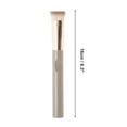 thumbnail image 2 of Unique Bargains 1 Pc Durable Straight-angle Foundation Brush Light Coffee Color Nylon Hair Aluminum Tube Plastic Handle, 2 of 5