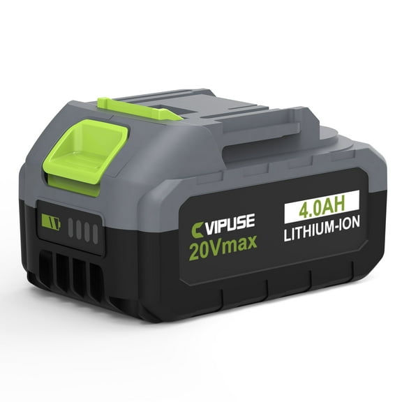 20-Volt Max 4.0Ah Lithium-ion Battery for All Vipuse Garden Power Tools