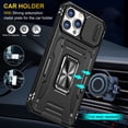 thumbnail image 6 of For iPhone 13 iPhone 14 Case iPhone 14 Pro iPhone 14 Plus iPhone 14 Pro Max Case Built in Camera Cover & Kickstand Built in 360°Rotate Ring Stand Magnetic Magnet Protective Case - iPhone 13/14,Black, 6 of 7