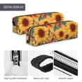 thumbnail image 4 of Easygdp Diamond Bohemian Sunflower para Estuche de Lápices de Cuero, Estuche de Papelería de Cuero, Estuche de Gran Capacidad con Cremallera, 4 of 7