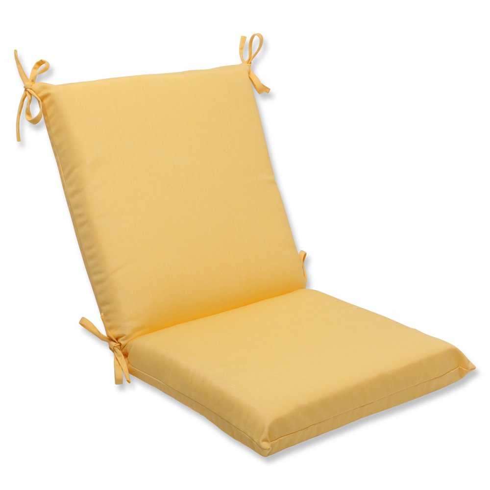 36.5" Yellow Sunbrella Outdoor Patio Squared Chair Cushion - Walmart