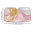 thumbnail image 6 of Awypu Gold Design Car Sun Shade Front Window Sun Shade for Vehicle SUV Truck Protector 51.18*27.59 in, 6 of 7