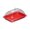 Red, variant on Serving Tray Cake Plate Pastry Display with Transparent Dome Cover for Kitchen Buffet Party and Weddings