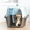thumbnail image 2 of Petmate 21231 Caseta de dos puertas para mascotas, Azul perla/ Marrón, 24.05 x 16.75 x 14.5, 2 of 5